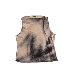 Weekday Women's Black and White Abstract Top